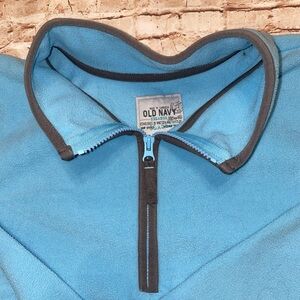 Old Navy Teal Fleece Half-Zip